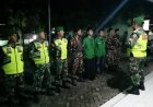 Babinsa Koramil Bojonegoro Bersama Ansor dan Banser Gelar Patroli Bersama Jaga Kondusifitas Wilayah